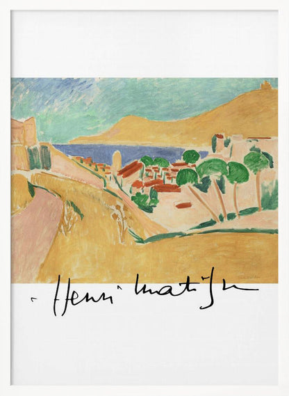 Artwork  Collioure En Aout Autographed 36X48-inches