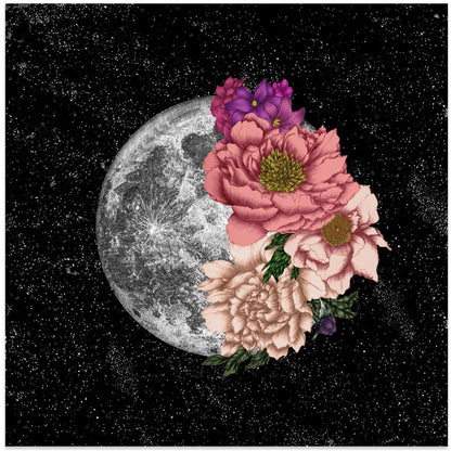 Wall art Moon Abloom New Square