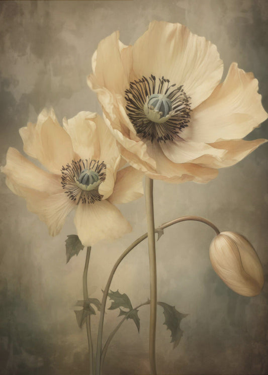  Poppies 20 Wall Artwork Gallery Wrapped (Ready to Hang)