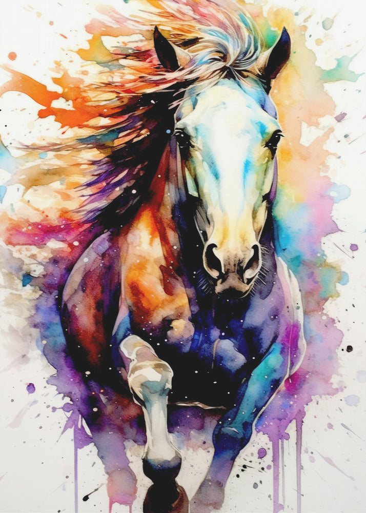 Watercolor Horse (8)