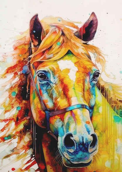 Watercolor Horse (10)