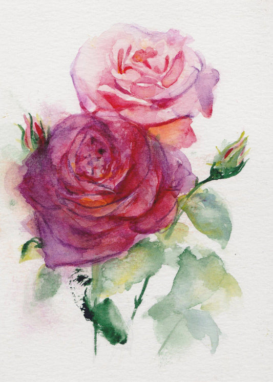  Rose June Wall Artwork Gallery Wrapped (Ready to Hang)