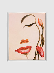 Abstract Flower Face Fine Art Canvas 3648-015