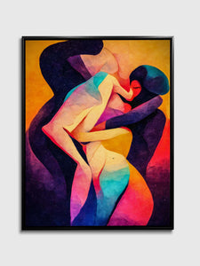Abstract Lovers Fine Art Canvas  3648-016