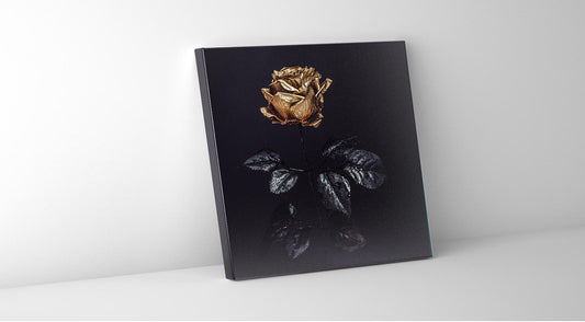 Wall Art-Gold Rose -Canvas Print