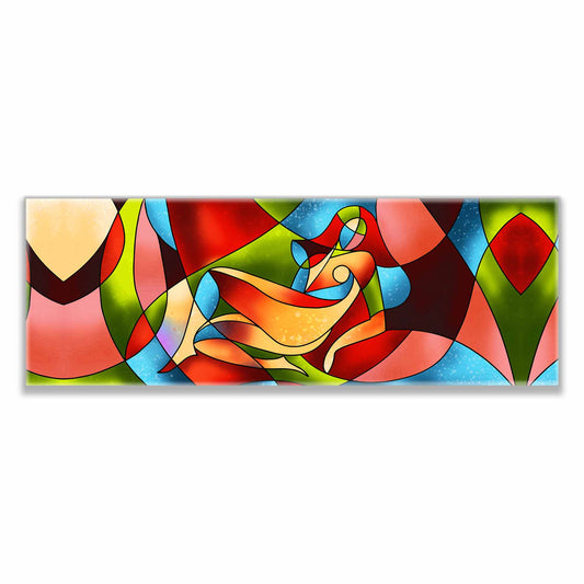 Abstract female strokes - Fine Art Canvas-Large Wall Decor-RGB varnish