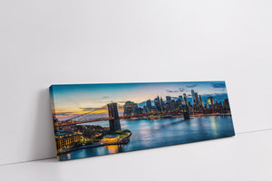 Cities Skylines-NYC Sunset Bridge-Wall Decor