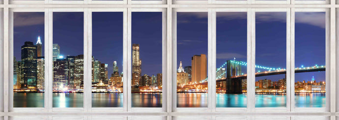 NYC Through the Window Canvas 72