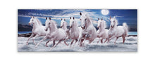 The 7 horses of good luck- Animal Print Canvas- Fine Art Canvas- Hand-applied Diamond varnish