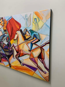 Picasso I - Fine Art Canvas-Artwork print-RGB varnish