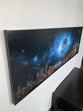 Toronto Skyline Moon-Cities Skyline- Wall art decor- RGB varnish