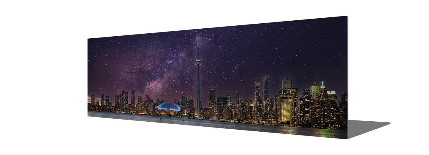 Toronto and Starry Sky -Wall decor Large Format - RGB varnish