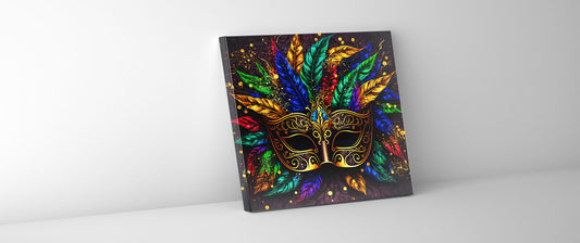 Canvas Print-Colorful Mask-Wall Art